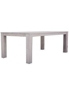 "Avalon" Hamptons Style Coastal Timber 190x100cm Dining Table, White Wash (RRP $1049)