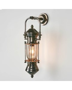 Lisbon Outdoor Wall Light Antique Silver (RRP $979)