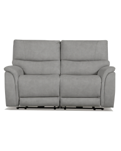 "Milson" Superior Comfort Premium Quality Fabric Electric Recliner Sofa, Graphite 2 Seater W162 x D98 x H99 CM (RRP $1999)