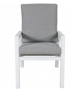 Burano Outdoor Aluminium Dining Chair, White (RRP $349)