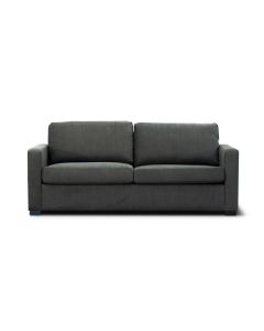 "Broadbeach" 3 Seater Sofa Bed Lounge with Queen Memory Foam Mattress, Charcoal  W207 x D90 x H90 CM (RRP $1799)