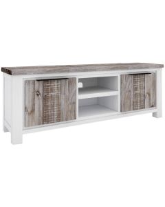 "Coastal" Coastal Style TV Entertainment Unit Acacia Hardwod Timber, 176cm x 45cm x 60cmH (RRP $1499)