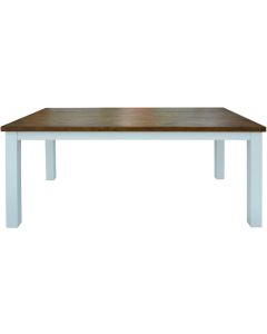 "Montreal" Dining Table, Oak Top with White Base W180 x D100 x H77 CM (RRP $999)