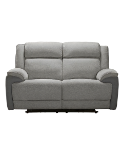 "Angus" Superior Comfort Premium Quality Fabric Electric Recliner 2 Seater, Graphite W165 x D98 x H102 CM (RRP $1699)