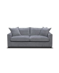 "Carolina" Hamptons Style 2 Seater Fold Out Sofa Bed, Pewter (RRP $2999)