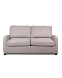 "Burleigh" 2 Seater Sofa Bed Lounge with Double Mattress, Nougat W179 x D90 x H90 CM (RRP $1699)