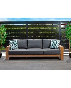 "Marrakesh" Coastal Style Outdoor 3 Seater Lounge, 237x89x75cm (RRP $1999)
