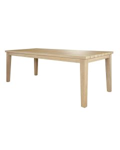 "Marrakesh" Outdoor Dining Table W220 × D100 × H75 CM Whitewash (RRP $1999)
