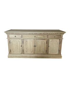 "Harbord" Hamptons Style 4 Door 3 Drawer Buffet Sideboard, Natural Oak 165cmW x 48cmD x 81cmH (RRP $3499)