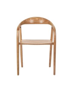 Mason Dining Chair Full Timber Ash Natural, W 55cm x D 58cm x H 78cm (RRP $629)