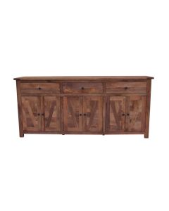 "Kensington" Premium Buffet 3 Drawer 6 Door, American Oak W200 x D45 x H90 CM (RRP $1799)