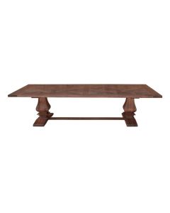 "Kensington" Premium Parquetry 3M Dining Table, American Oak W300 x D120 x H77 CM (RRP $2999)