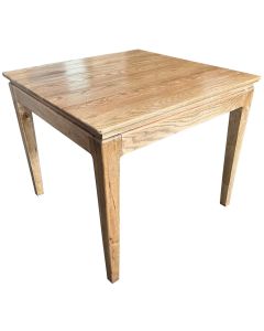 "Crown" Resort Style Oak Timber Dining Table, 90cmL x 90cmD x 77cmH (RRP $1499)