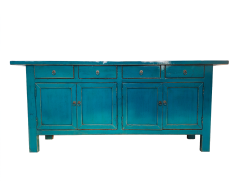 "Ocean" Hamptons Style Recycled Timber Sideboard Buffet, 196cm x 42cm x 85cm (RRP $3499)